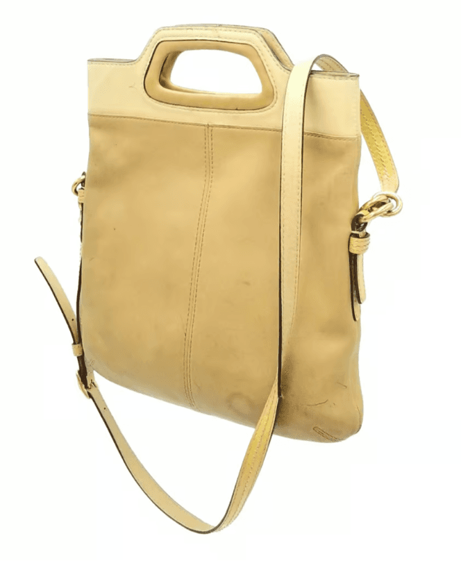 Coach 13388 Vintage Y2KBonnie Cashin Beige Fold Over Tote Shopper/Crossbody Bag
