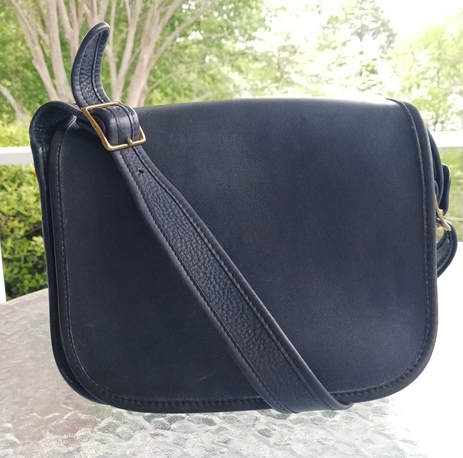 Coach UNICORN MADE IN NYC 5731 Midnight Vintage 70's Cashin Carry Classic Pouch