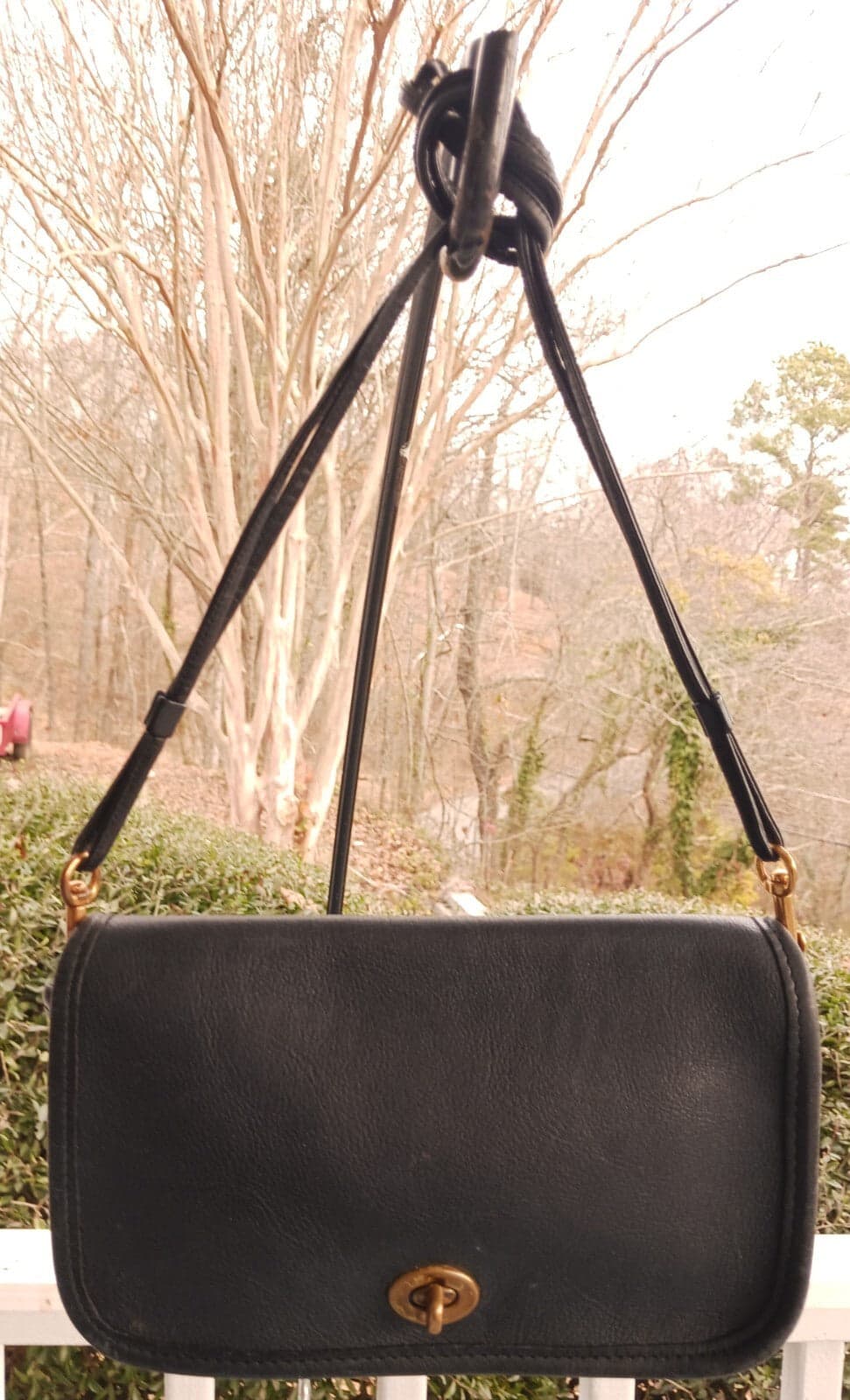 Coach UNICORN SMALL Navy Vintage 1970's Cashin Pre Creed Dinky Shoulder Bag