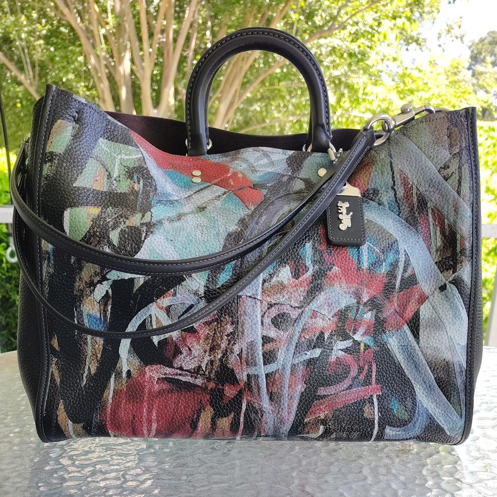 Coach 1941 x Mint/Serf XL Rogue 39 Multicolor Graffiti Artwork CD703 RARE